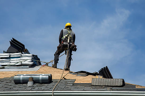 Professional Roof Replacement technician working in Story City, IA